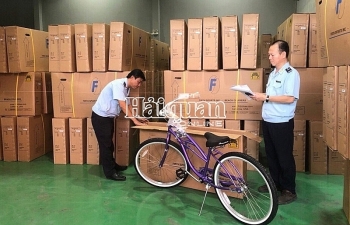 Kiểm tra nhập khẩu mặt hàng linh kiện lắp ráp xe đạp, xe đạp điện