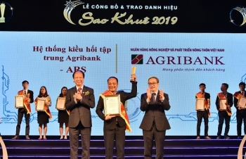 Agribank được vinh danh tại 02 hạng mục Giải thưởng Sao Khuê 2019