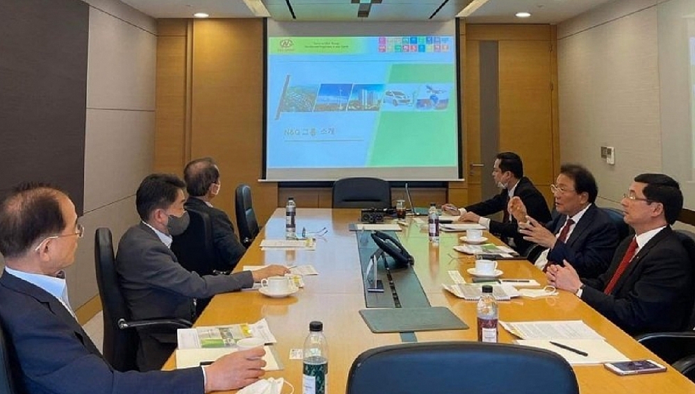HANSIBA tại buổi làm việc với Hiệp hội điện tử và Hiệp hội hợp tác công nghiệp ô tô Hàn Quốc.