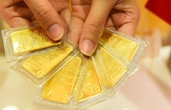Giá vàng SJC tăng lên gần ngưỡng 58 triệu đồng/lượng