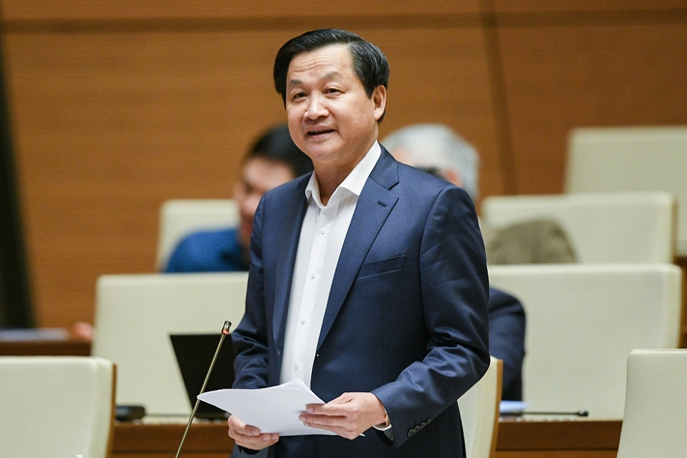 Phó Thủ tướng Chính phủ Lê Minh Khái: Tăng cường đôn đốc, thực hiện kết luận thanh tra. Ảnh: Quochoi.vn