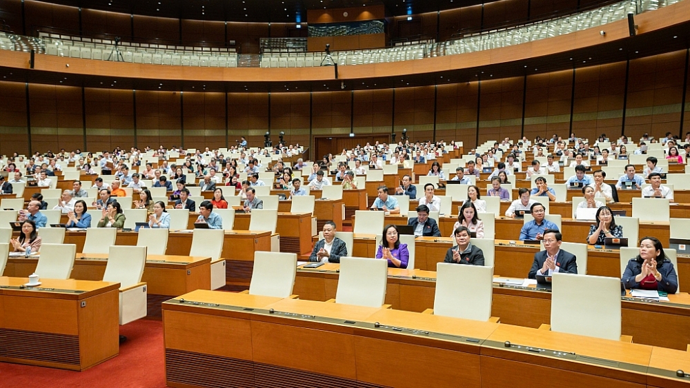 Các đại biểu Quốc hội tham dự phiên họp ngày 11/11. Ảnh: Quochoi.vn