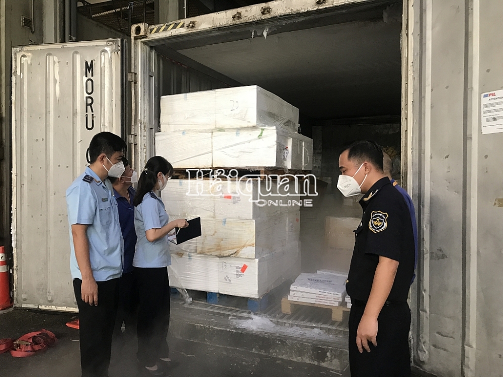 Hình ảnh lô hàng bóng cá Totoaba bị bắt giữ tại sân bay Tân Sơn Nhất