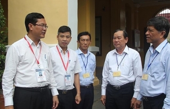 Thứ trưởng Nguyễn Văn Phúc kiểm tra công tác chấm thi THPT quốc gia 2019 tại TPHCM