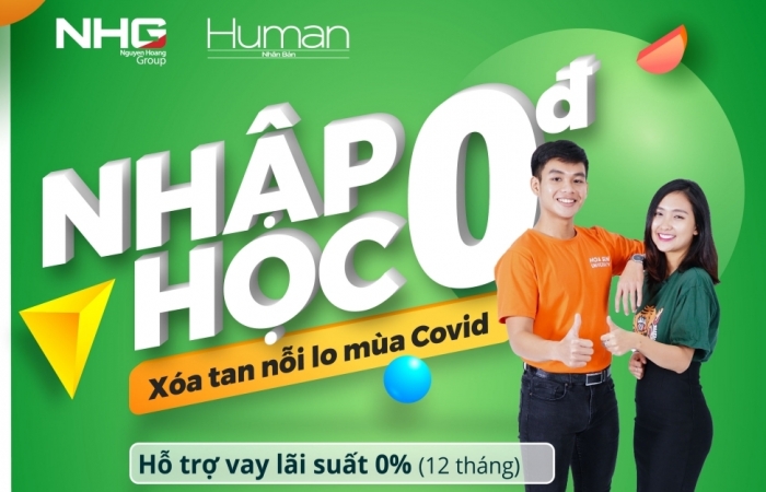 Tập đoàn giáo dục Nguyễn Hoàng hỗ trợ sinh viên “nhập học 0 đồng”