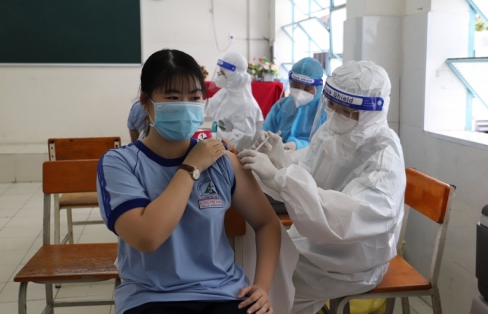 Gần 40.000 trẻ em ở TPHCM đã được tiêm vắc xin Covid-19