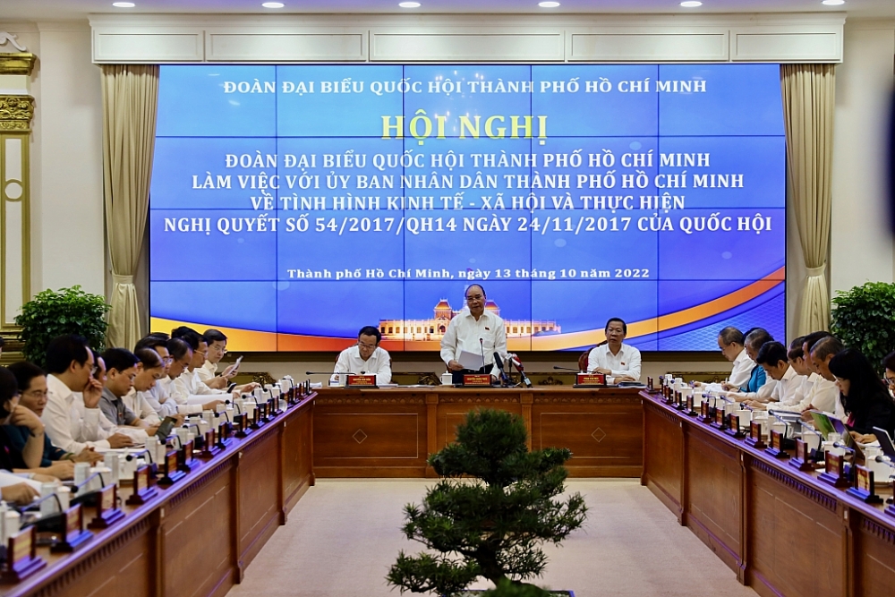 Chủ tịch nước Nguyễn Xuân Phúc: Phải cho TPHCM cơ chế thuận lợi hơn để có thể năng động hơn