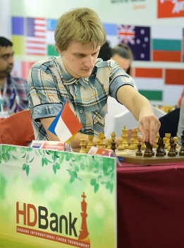 Giải cờ vua quốc tế HDBank 2019: Kỳ thủ đến từ Ukraine độc chiếm ngôi đầu trong ván 6