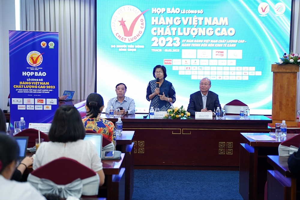 519 doanh nghiệp đạt chứng nhận Hàng Việt Nam chất lượng cao 2023