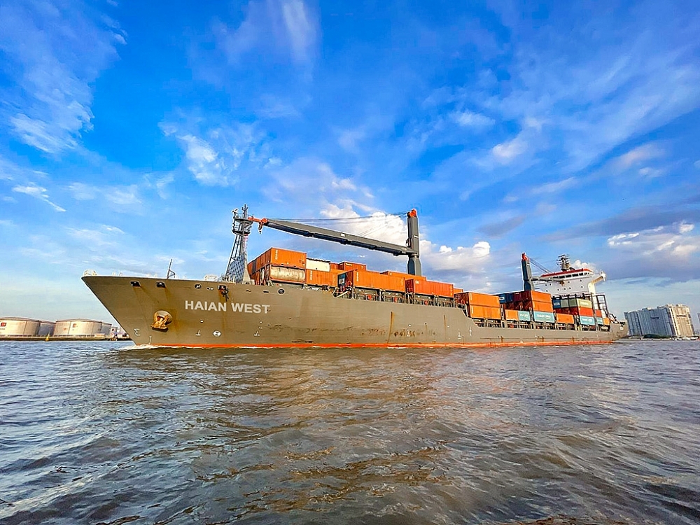 Tàu Haian West vừa được đưa vào khai thác hồi tháng 4/2021, giúp nâng cao năng lực khai thác của Hải An trên thị trường vận tải biển