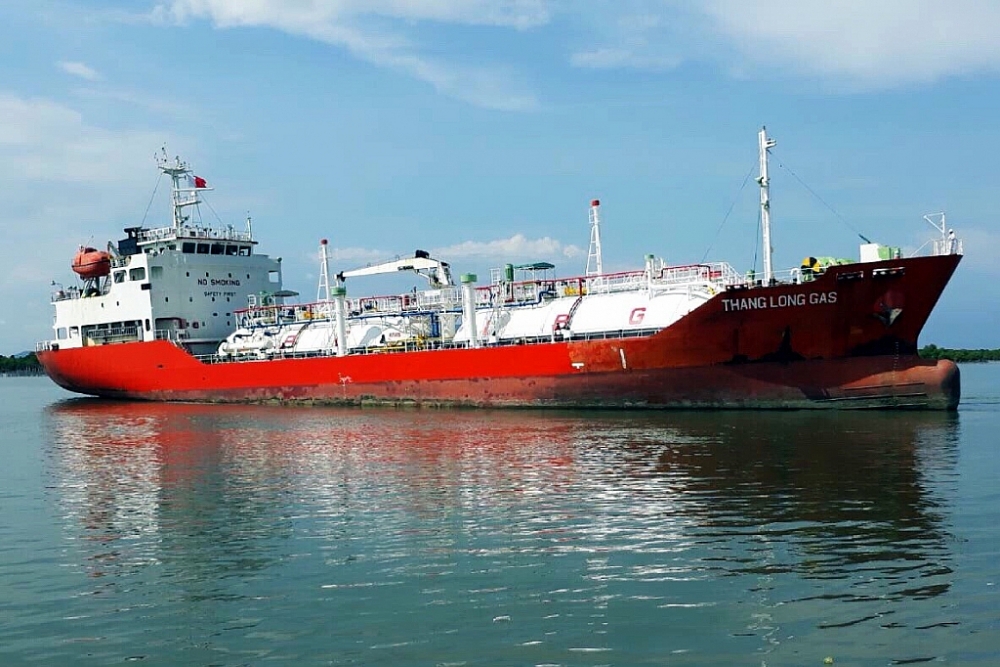 Tàu Thăng Long Gas trong đội tàu của Gas Shipping có trọng tải 4.002 DWT