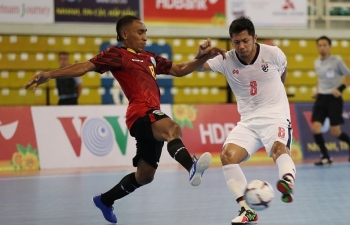 Giải futsal HDBank: Thái Lan, Myanmar thắng áp đảo, hẹn quyết đấu giành ngôi đầu bảng