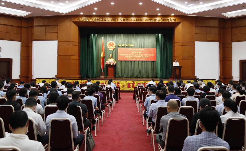 Hơn 600 đảng viên dự Hội nghị quán triệt Nghị quyết Đại hội XIII của Đảng do Đảng ủy Bộ Tài chính tổ chức