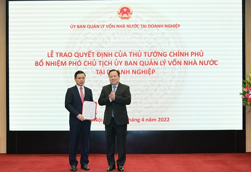Trao quyết định bổ nhiệm ông Đỗ Hữu Huy làm Phó Chủ tịch Ủy ban Quản lý vốn nhà nước