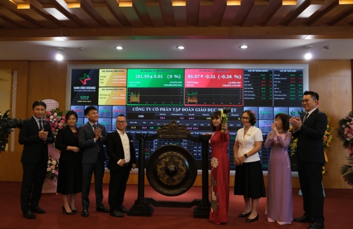 CTCP Tập đoàn Giáo dục Trí Việt chính thức giao dịch cổ phiếu trên thị trường UPCoM