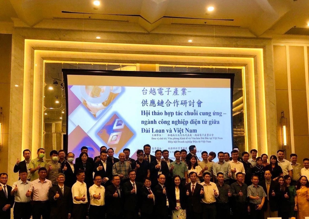 Doanh nghiệp Đài Loan và Việt Nam tích cực tìm kiếm cơ hội hợp tác trong chuỗi cung ứng công nghiệp điện tử