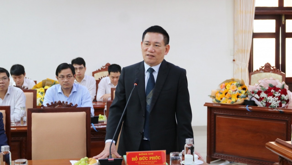 Thứ trưởng Bộ Tài chính Tạ Anh Tuấn được điều động giữ chức Phó Bí thư Tỉnh ủy Phú Yên