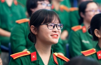 Năm 2019, có 4 trường quân đội tuyển sinh thí sinh nữ
