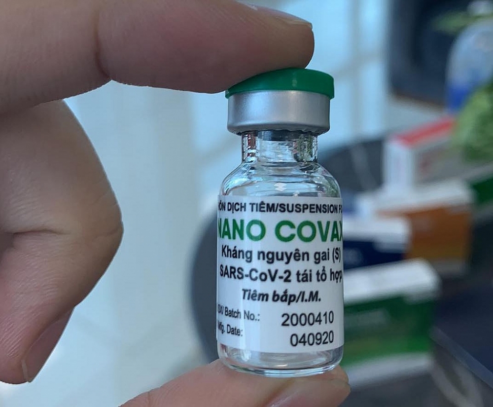 Hiện vắc xin Nano Covax do Công ty cổ phần công nghệ sinh học Dược Nanogen nghiên cứu đang ở giai đoạn cấp phép.