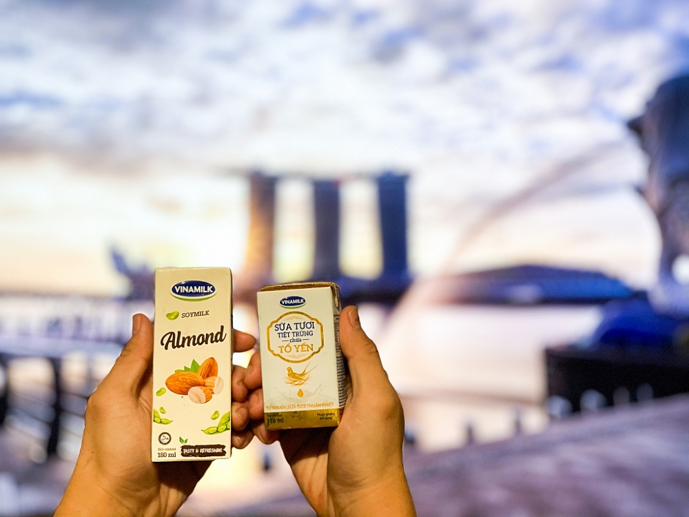 Xuất khẩu dòng sữa cao cấp sang Singapore
