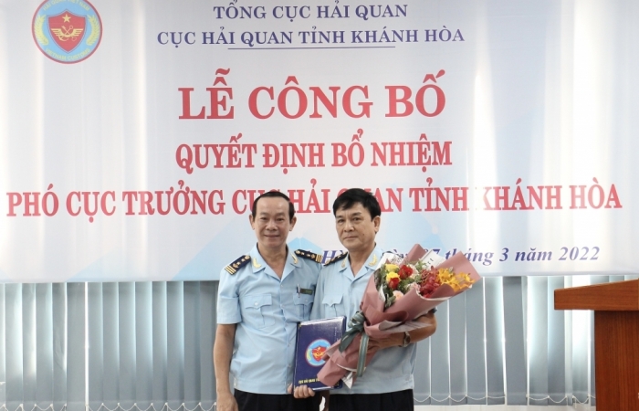 Bổ nhiệm ông Trần Anh Vân giữ chức Phó Cục trưởng Hải quan Khánh Hòa
