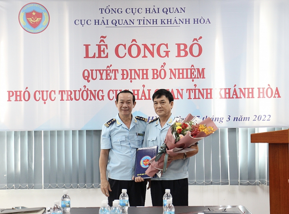 Bổ nhiệm ông Trần Anh Vân giữ chức Phó Cục trưởng Hải quan Khánh Hòa