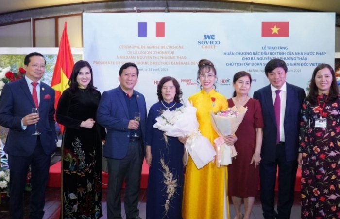Nữ doanh nhân Việt đầu tiên nhận Huân chương Bắc đẩu bội tinh