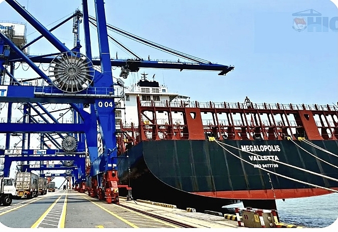 Cảng TC-HICT đón tàu hàng có sản lượng lớn nhất