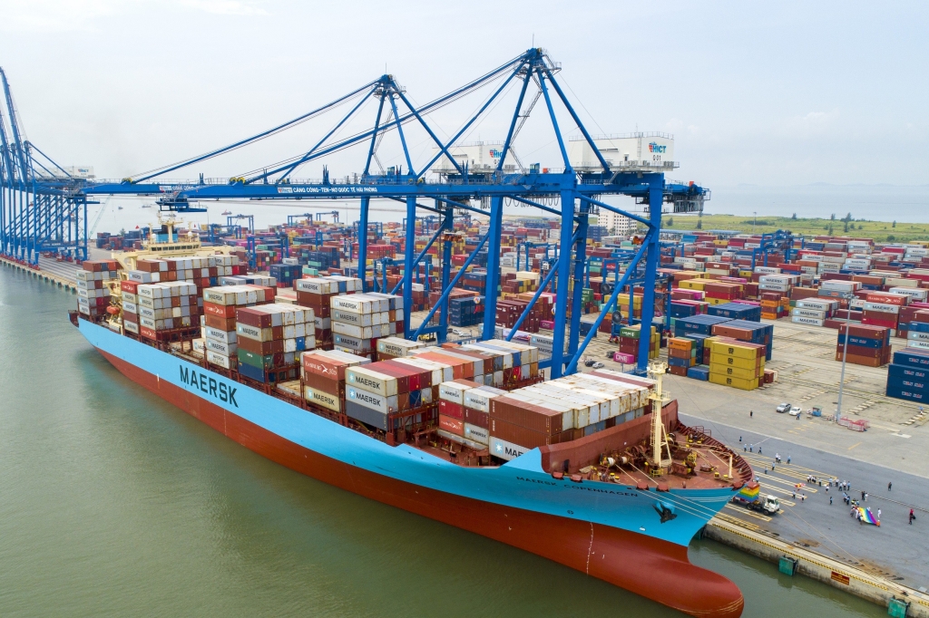 Cảng container quốc tế Tân Cảng Hải Phòng (tại bến số 1, số 2) thuộc Tổng công ty Tân Cảng Sài Gòn