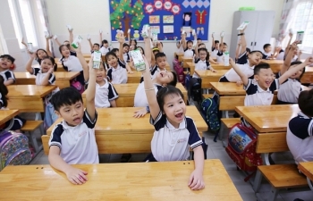 Hơn 91% trẻ em mầm non, tiểu học Hà Nội được uống sữa học đường mỗi ngày