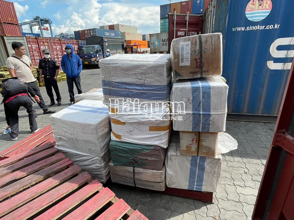 Hải quan TPHCM: Phát hiện gần 600 kg cá ngựa khô trong container vỏ ốc Hải quan TPHCM: Phát hiện gần 600 kg cá ngựa khô trong container vỏ ốc