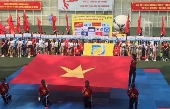 Báo Hải quan dự Giải bóng đá Hội Nhà báo TPHCM