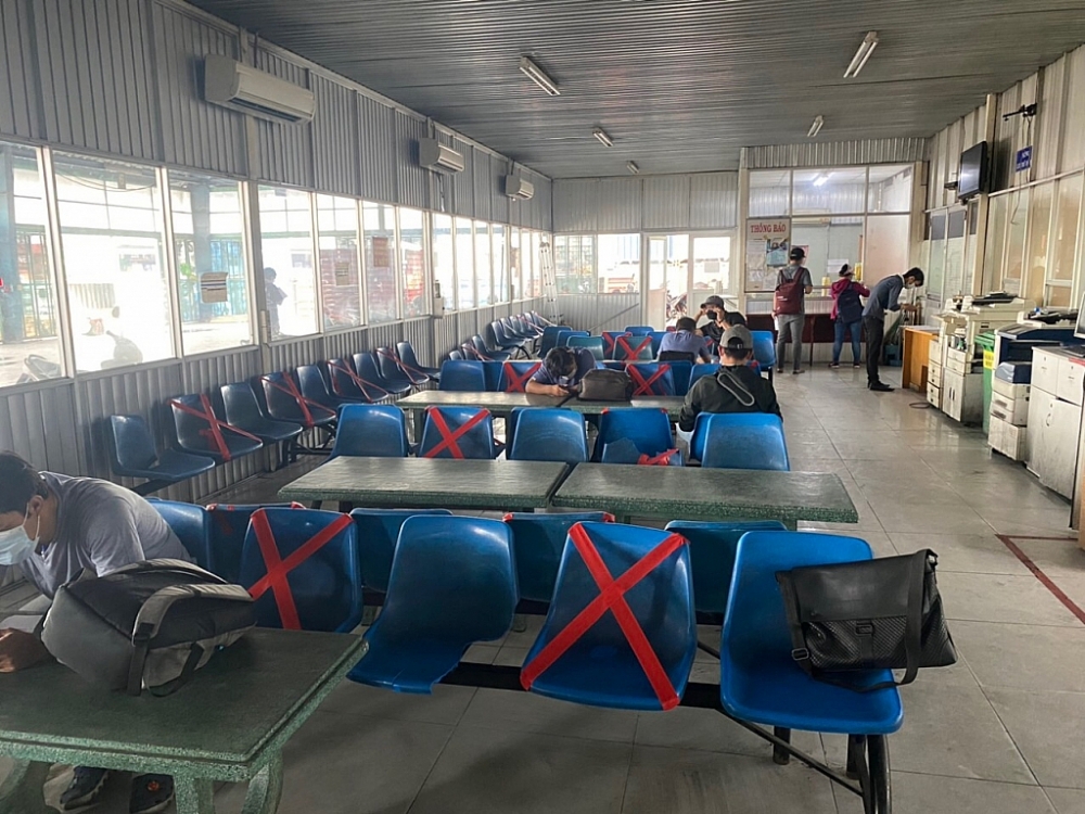 Nhà chờ kiểm hóa tại Chi cục Hải quan cửa khẩu cảng Sài Gòn KV1. Ảnh: T.X