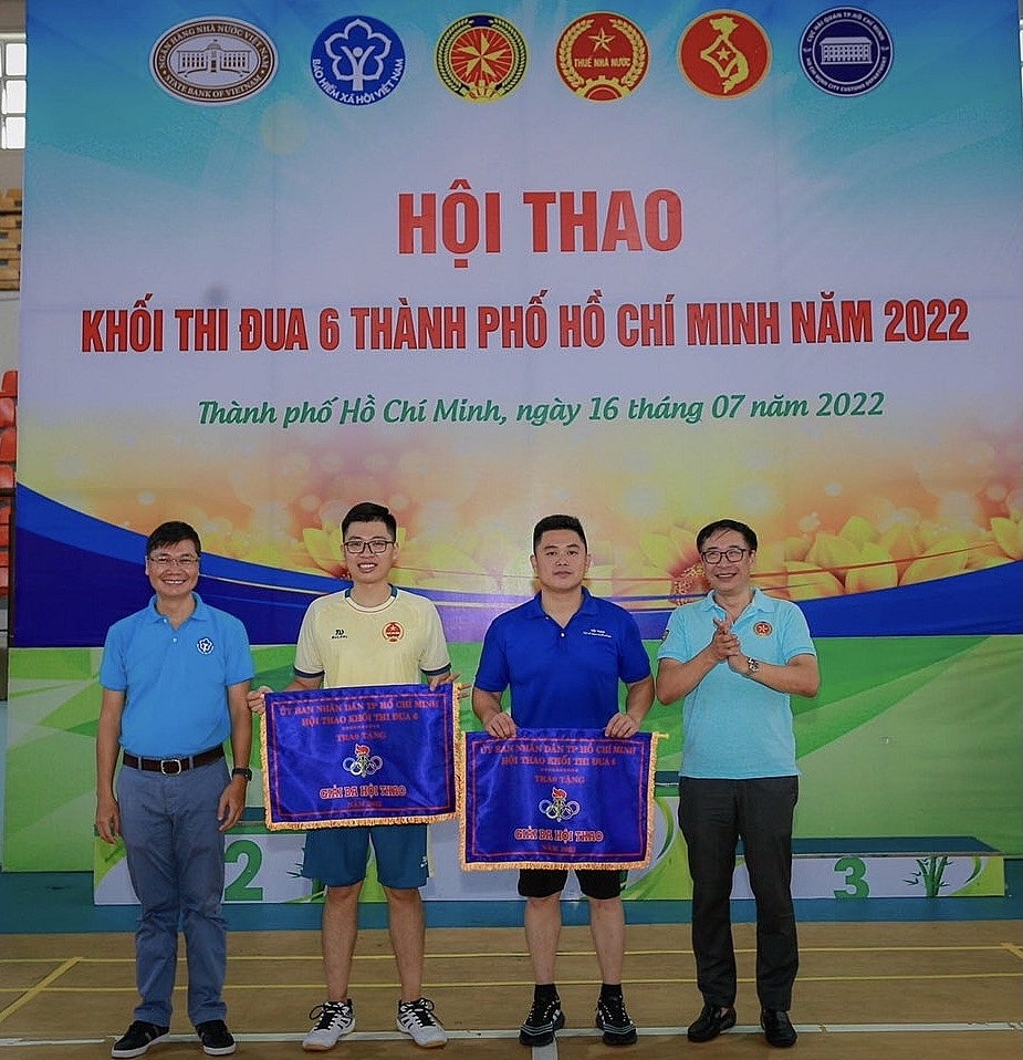 Các đơn vị cụm thi đua 6 TPHCM tham dự hội thao