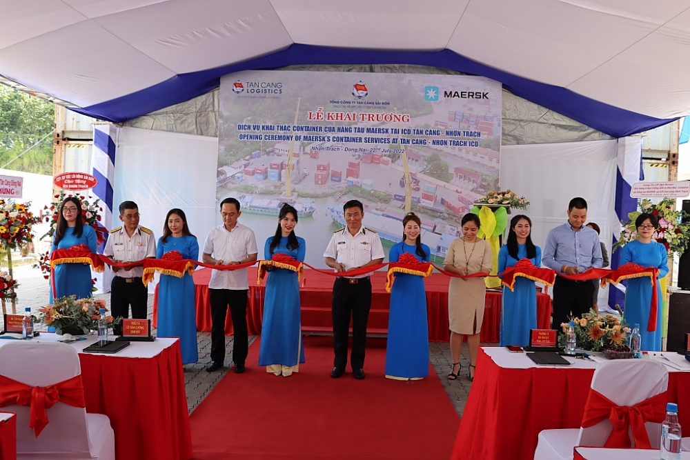Dịch vụ khai thác container tại ICD Tân cảng - Nhơn Trạch tạo thuận lợi cho doanh nghiệp XNK