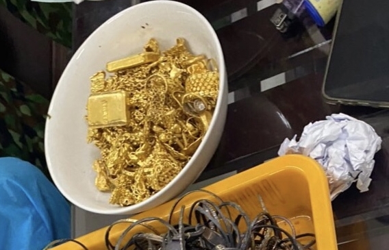Kết quả giám định 3 kg vàng nhập khẩu trái phép vào Việt Nam