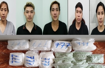 Đề nghị truy tố 5 đối tượng mua bán hàng chục kg ma túy từ Campuchia về Việt Nam