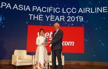 CAPA vinh danh Vietjet với giải thưởng “hãng hàng không chi phí thấp tại châu Á Thái Bình Dương 2019”