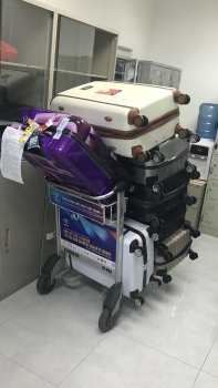 Một hành khách "bỏ quên" 7 valy hành lý tại sân bay