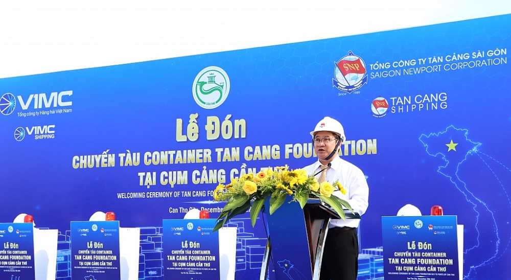 Ông Trần Việt Trường Chủ tịch UBND TP Cần Thơ phát biểu tại sự kiện 2.JPG
