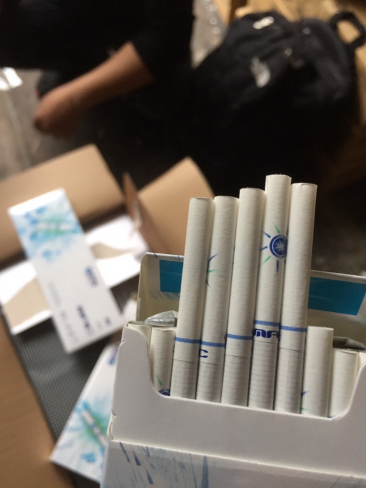 Gần 50.000 bao thuốc lá trong container hàng vi phạm vừa được Hải quan Hải Phòng phát hiện, bắt giữ.