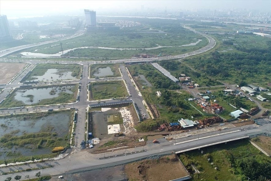 Lô đất đấu giá mang ký hiệu 3-12 thuộc Khu đô thị mới Thủ Thiêm (TPHCM).