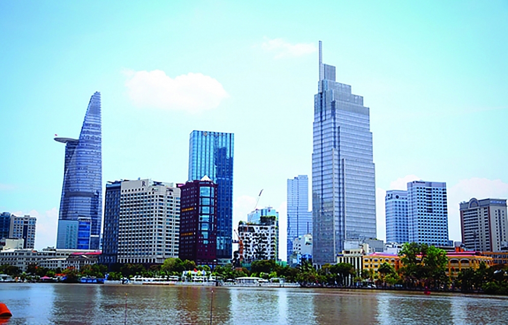 Một góc đô thị quận 1, TP Hồ Chí Minh.