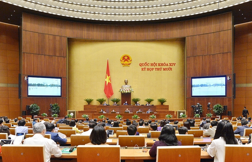 Toàn cảnh phiên thảo luận tại hội trường Quốc hội ngày 4/11.	Ảnh: Quochoi.vn
