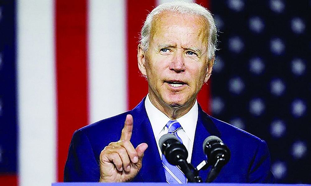 Ông Biden đọc diễn văn tuyên bố chiến thắng.