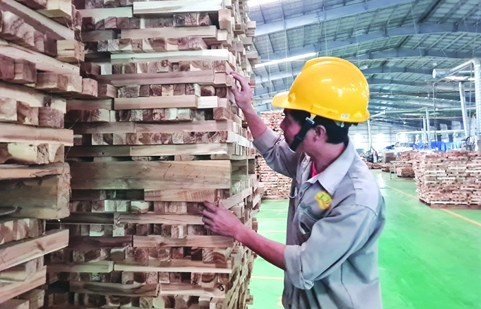 Doanh nghiệp xuất khẩu gỗ ghép thanh “ngủ đông”