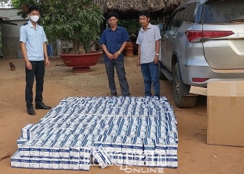 Bình Phước: Tạm giữ 17.350 chiếc khẩu trang y tế xuất lậu qua cửa khẩu Lộc Thịnh