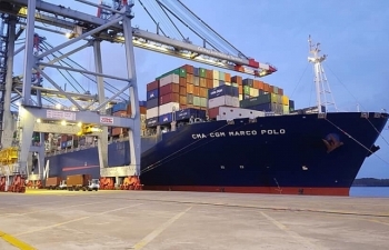 Cảng Quốc Tế Cái Mép được đánh giá cao về thành tích khai thác năm 2018 giữa các cảng