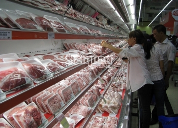 13.000 tấn thịt heo nhập khẩu qua TPHCM