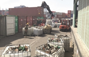 Xử lý hãng tàu khi vận chuyển  phế thải vào Việt Nam